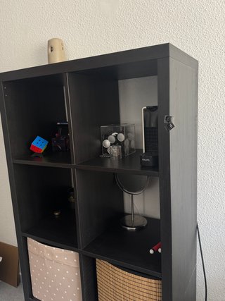 Estantería Ikea 8 cubos negra