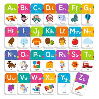 Juego El abecedario Diset 27 puzzles