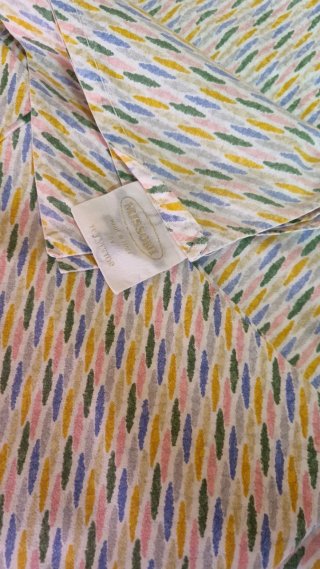 Completo Lenzuola Missoni Singolo Cotone Multicolo