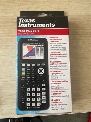 Calculadora Gráfica TI-84 Plus CE-T Python