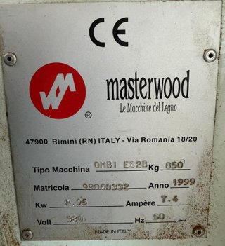 Escopleadora MASTERWOOD OM B1 ES 2B.
