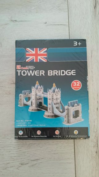 Puzzle 3D CubicFun Tower Bridge 32 piezas