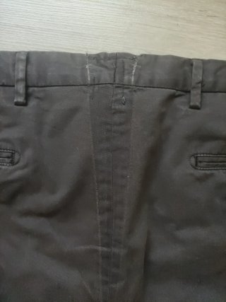 Pantalón de loneta marrón para hombre