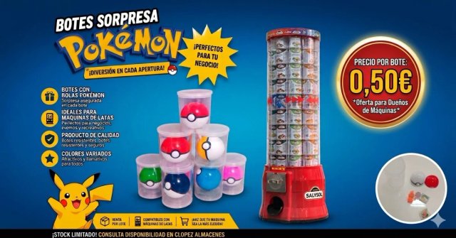 Botes con Bolas de Pokémon desde 0,45