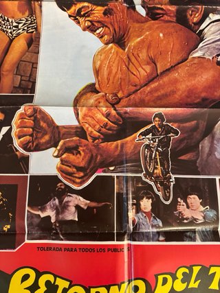 Póster Película El Retorno del Tigre Bruce Li