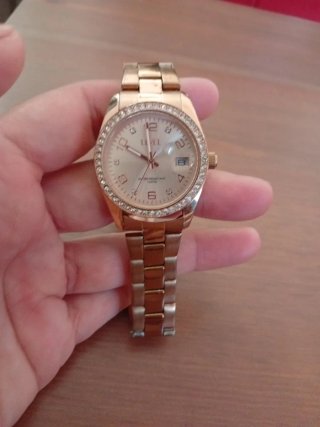 Reloj LEVEL oro rosa con brillantes