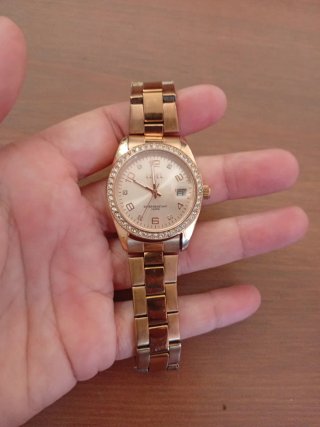 Reloj LEVEL oro rosa con brillantes