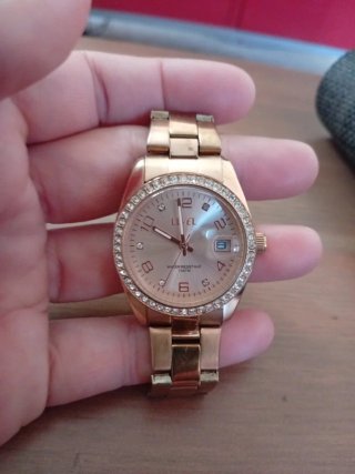 Reloj LEVEL oro rosa con brillantes