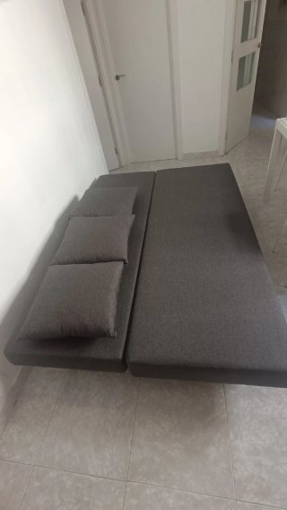 Sofá Cama 3 Plazas Knisa Gris