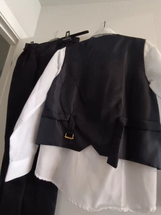 Traje comunión niño 5 piezas Chaqueta y camisa Pan