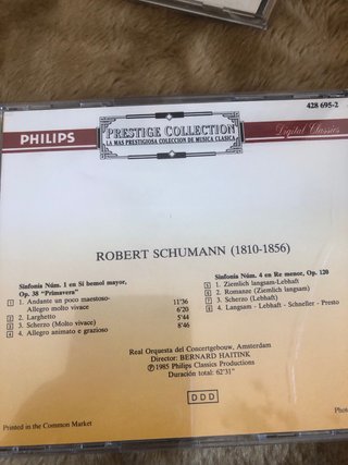 5 CDs Philips Prestige Collection Clásica