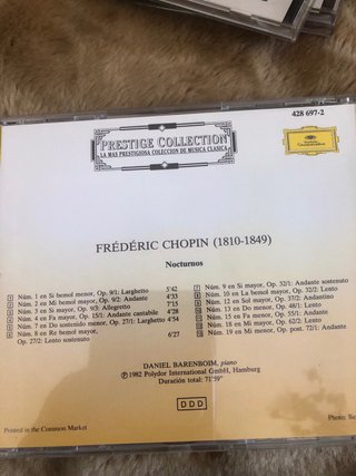 5 CDs Philips Prestige Collection Clásica