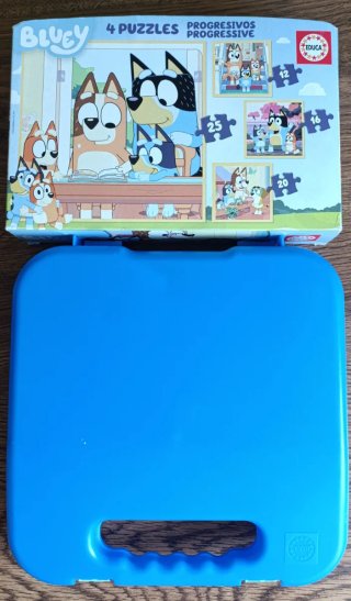 4 Puzzles Bluey Educa