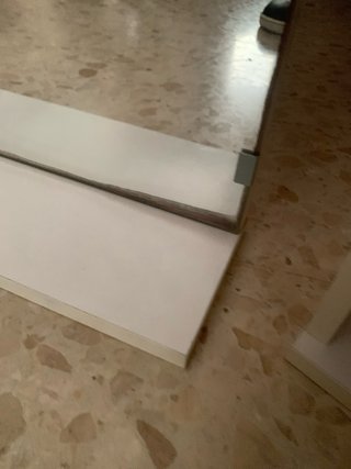 Armario y espejo baño/aseo blanco