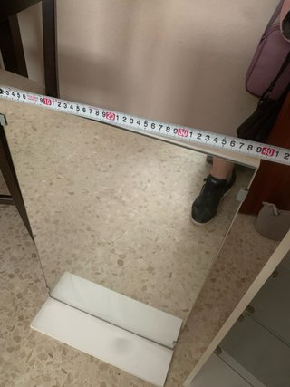 Armario y espejo baño/aseo blanco