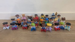 Lotto 11kg Blocchi Costruzione Lego Duplo