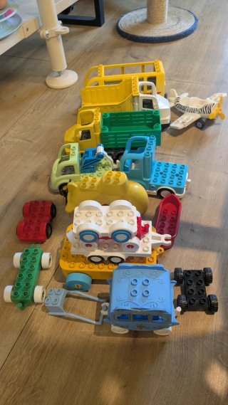 Lotto 11kg Blocchi Costruzione Lego Duplo