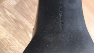 Zapatos de tacón negros talla 35