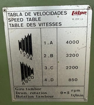Torno lijador CALPE M1200 L6.