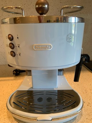 Cafetera Delonghi Icona Vintage Expreso Azul Cielo