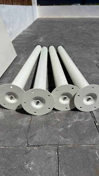 Mesa blanca Ikea patas desmontables