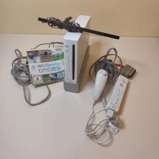 Nintendo Wii PAL Bianco con telecomando e gioco