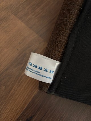 Cabecero de cama tapizado marrón