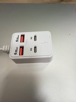 Cargador Rápido USB PD Blanco