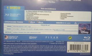 Blu-ray El Viaje de Arlo (The Good Dinosaur)