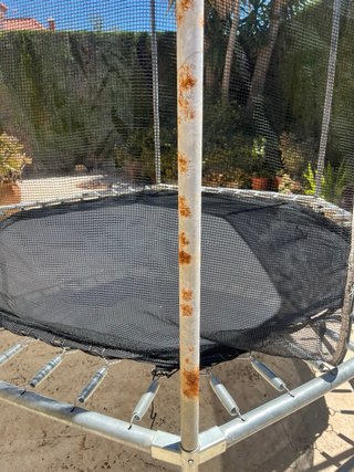 Cama elástica 240cm con red de seguridad