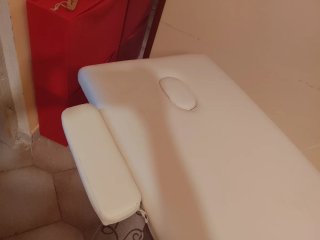Lettino massaggi beige