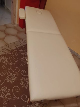Lettino massaggi beige