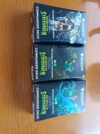 Pack 3 Mazos Commander Sellados Magic SOS