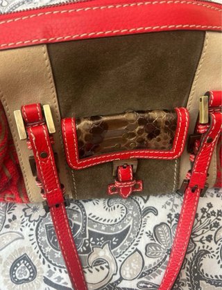 Bolso Carolina Herrera Rojo