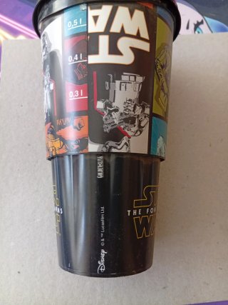 Star Wars El Despertar de la Fuerza vaso promoción