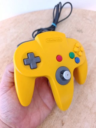 Mando Nintendo 64 n64 original amarillo