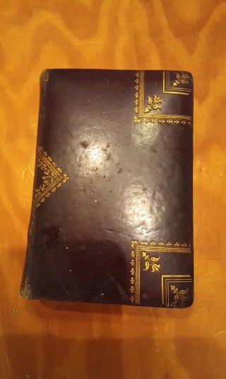 Antiguo libro de 1891 ANCORA DEL CRISTIANO