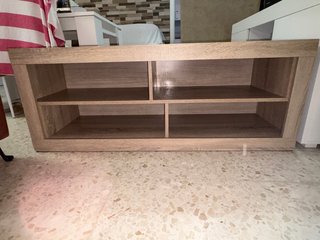 Mueble TV madera 4 compartimentos