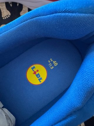 Scarpe Lidl Blu e Gialle