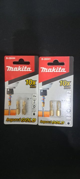 Makita B-28444 & B-28341 Impact GOLD
