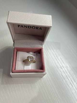 Anillo Pandora Oro Brillante Nuevo