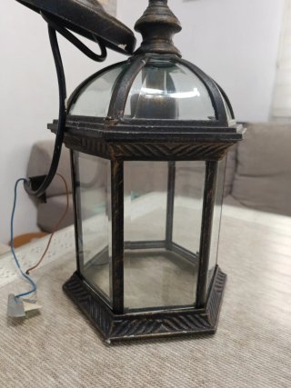 Lámpara de farol vintage