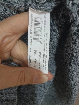 Maglione uomo CLAYTON grigio taglia S.
