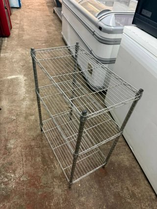 Estantería Metálica Plata 3 Niveles