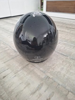 Casco de moto negro Vespa