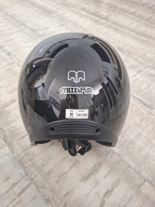 Casco de moto negro Vespa