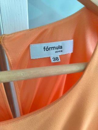 Vestido naranja Formula Joven