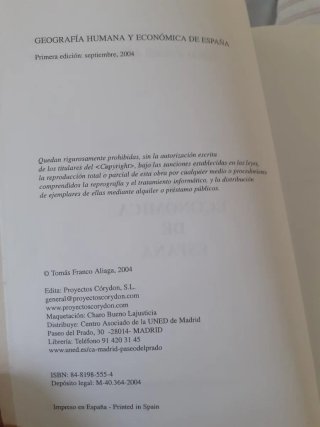 Geografía humana y económica de España