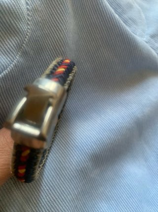 Pulsera trenzada hombre cierre imán