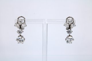 Pendientes Oro Blanco 18K.3,88gr.Ref:042-04-00011